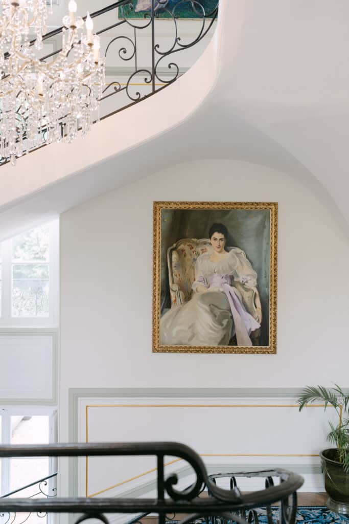 Mariage château Aveny, Normandie. Vue intérieur château. 
