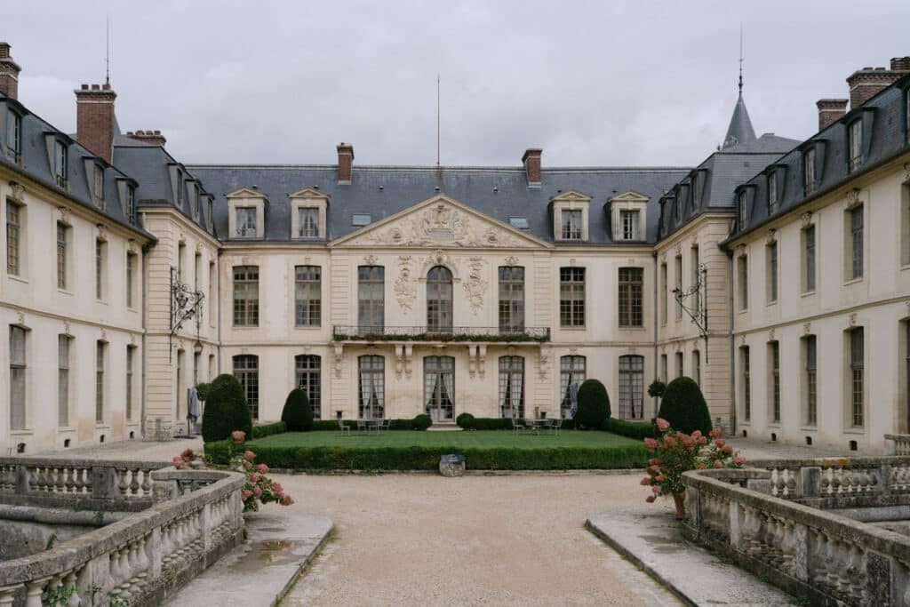 Mariage-château-ermenonville-oise. Vue du château.